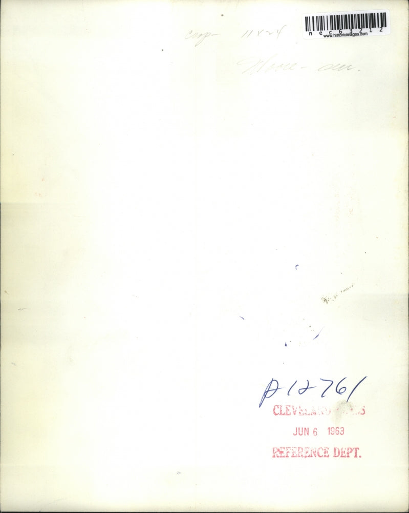 1963 Press Photo Bell Ringing in a Church Tower - nec63212