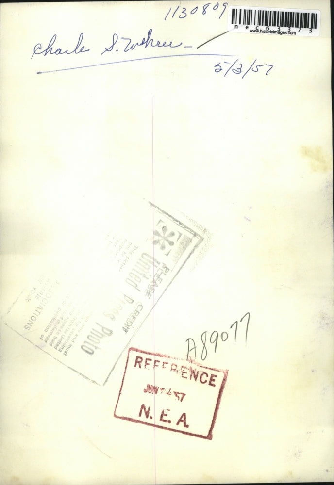 1957 Press Photo Charles S. Whrer