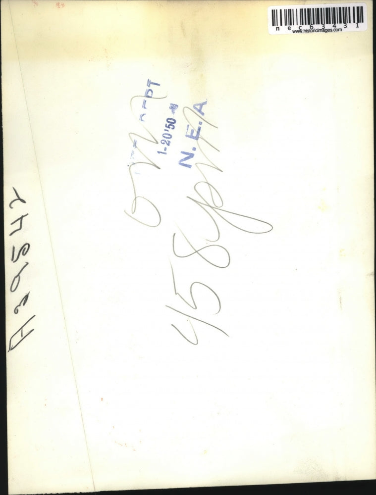 1950 Press Photo Lawyer Ruth Weyand Being Sued by Negro for Alienation Affection