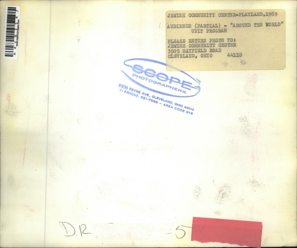 1969 Press Photo Children Participating in Around the World Unit Program