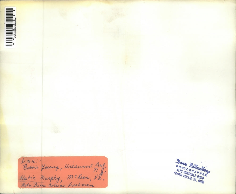 Press Photo Notre Dame College Freshmen - nec63551