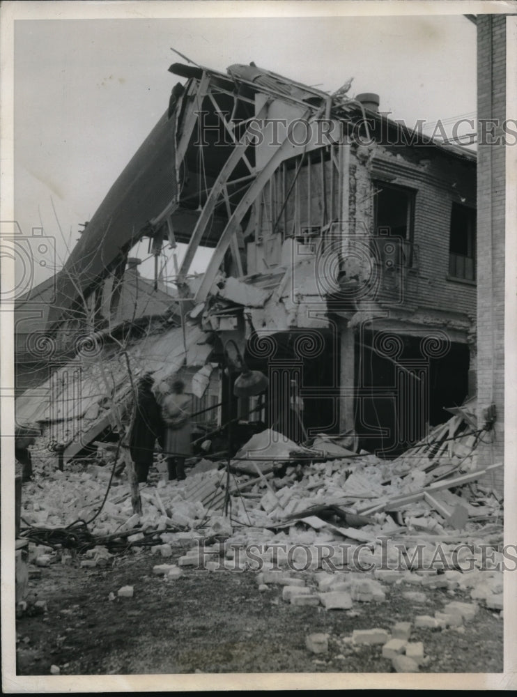 1937 Press Photo deadly explsion at Carnegie-Illinois steel plant