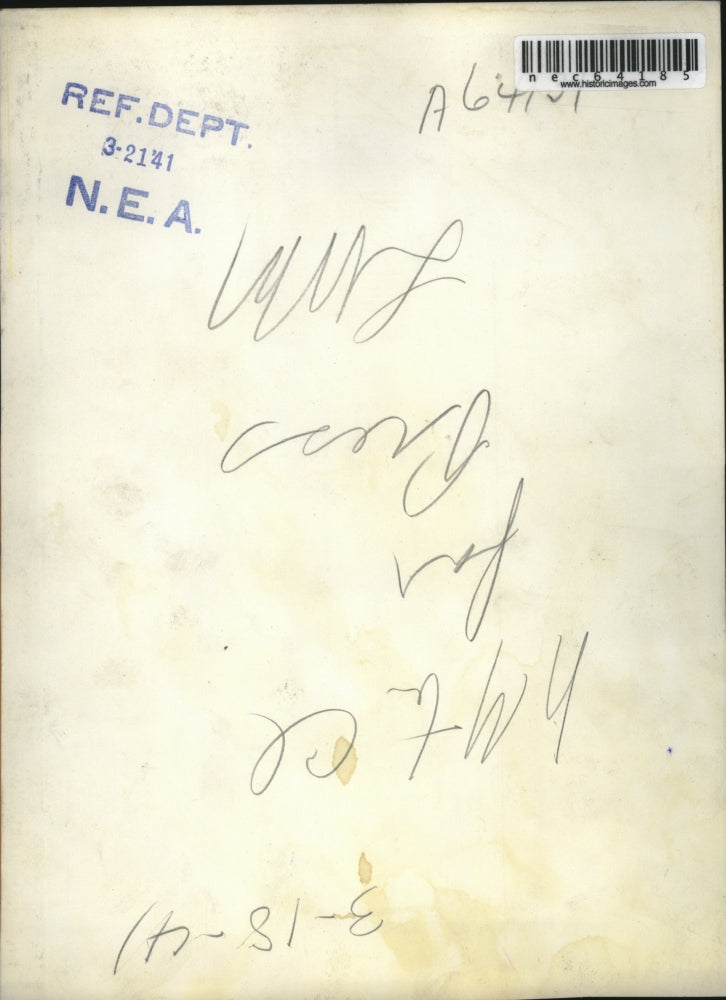 1941 Press Photo Mrs Ann Warburton returns to US from Lisbon - nec64185