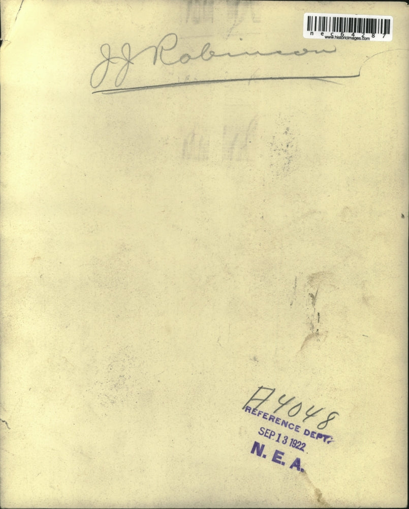 Press Photo J. J. Robinson