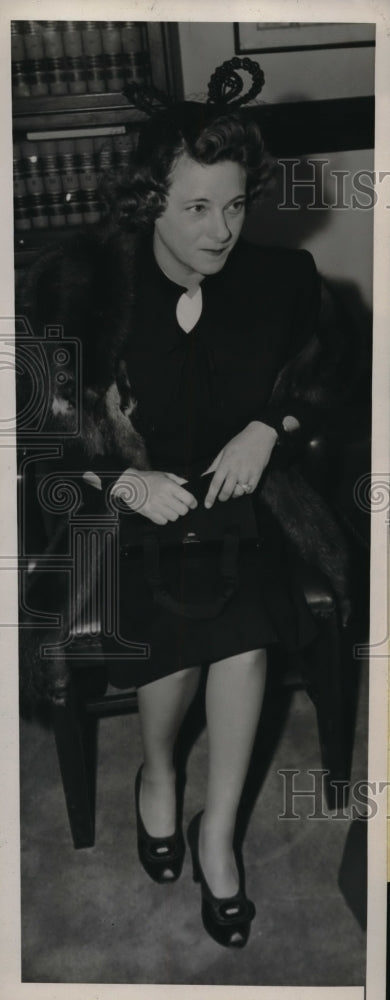 1945 Press Photo Dorothy Fleet divorces Reuben Fleet of Consolidated Aircraft Co