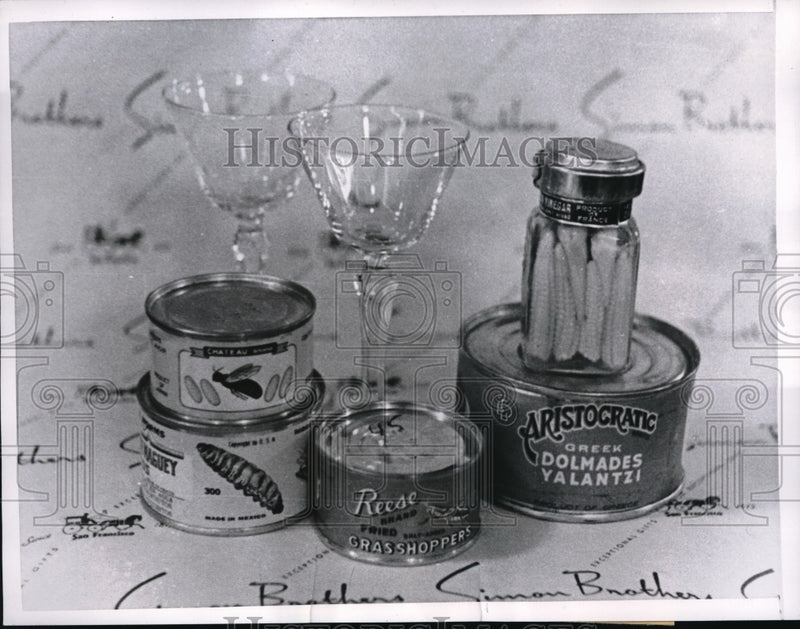 Load image into Gallery viewer, 1957 Press Photo Simon Brothers, a food specialty shop in San Francisco.
