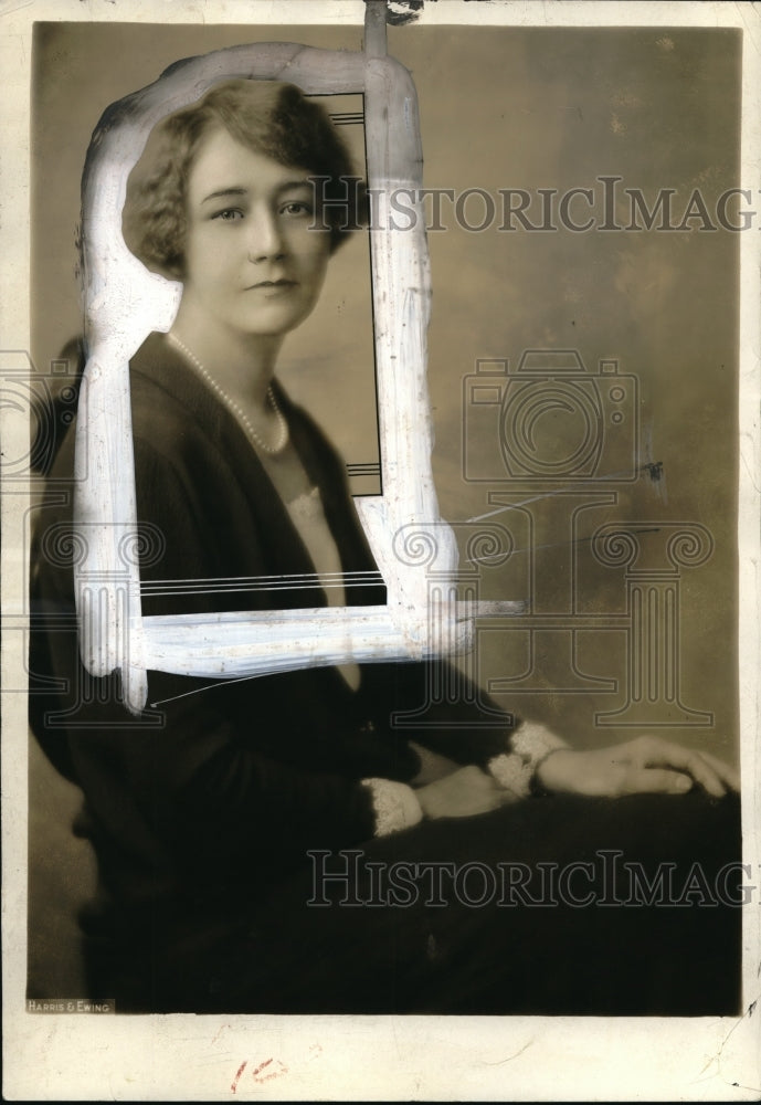 1927 Press Photo Mrs Helen Ray Hagner
