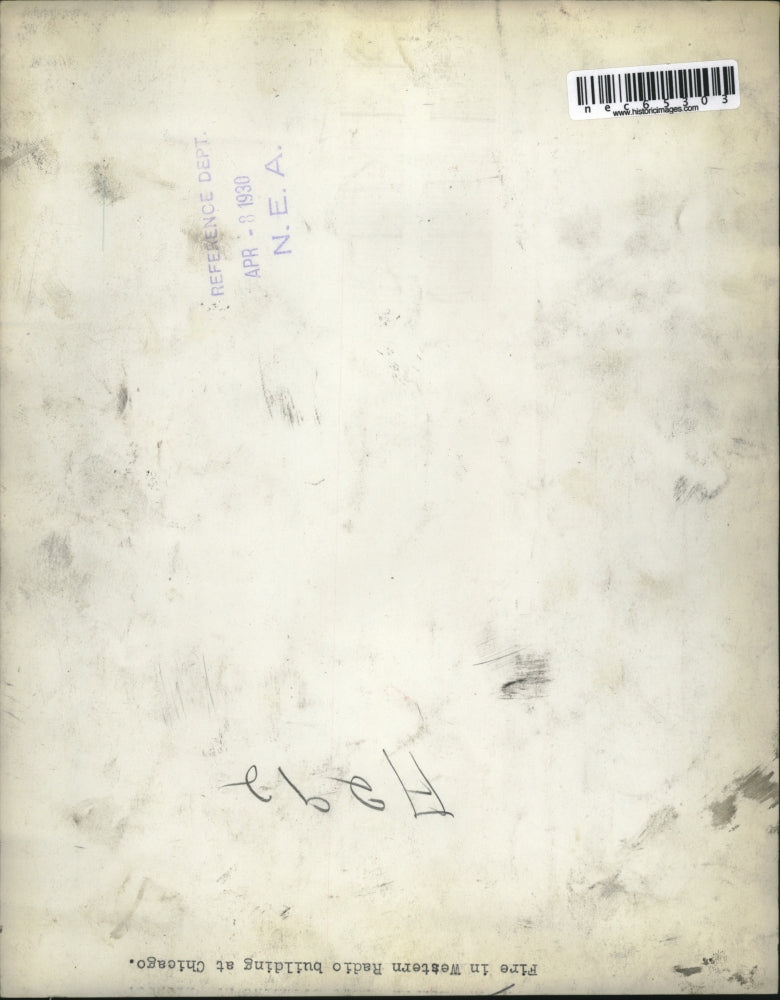 1960 Press PhotoFirefighters Battle Fire In Abandoned Building