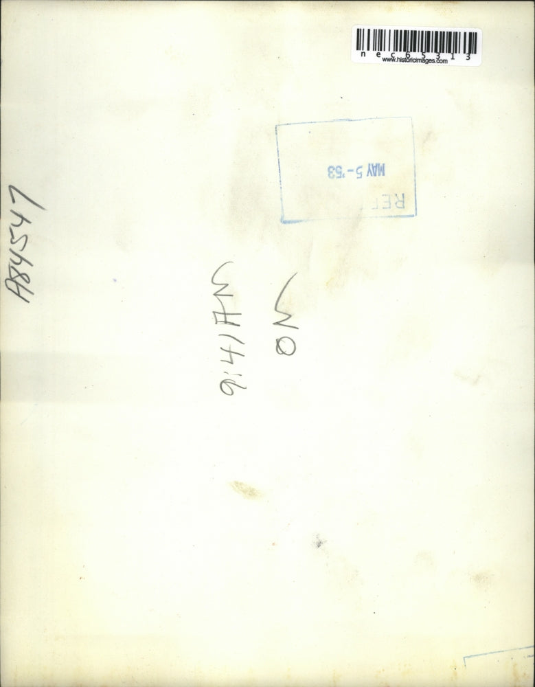 1953 Press Photo Marie Kirchausen Mother Of WWII POW