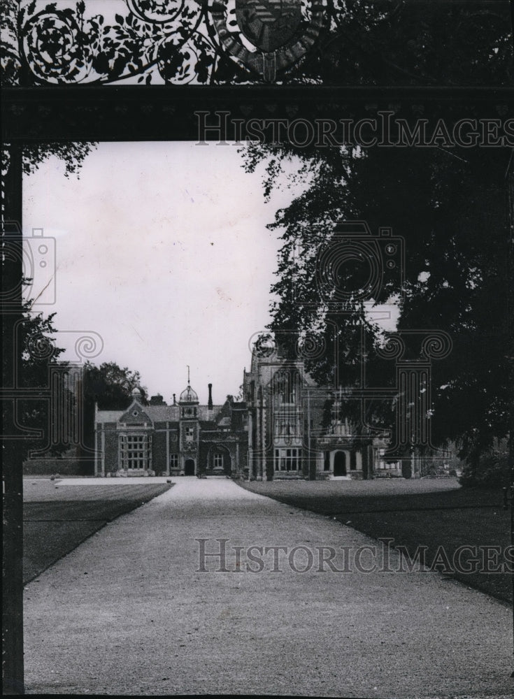 1938 Press Photo Sandringham, Norfolk england home of King and Queen