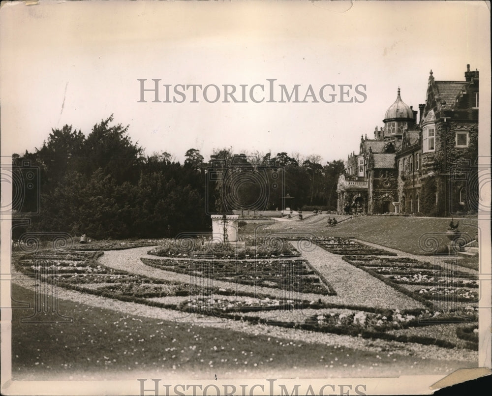 1930 Press Photo Gardens of England's Kin George's Sandringham estate- Historic Images