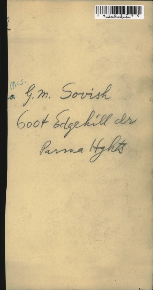 Press Photo G.M. Sovish of Parma Heights