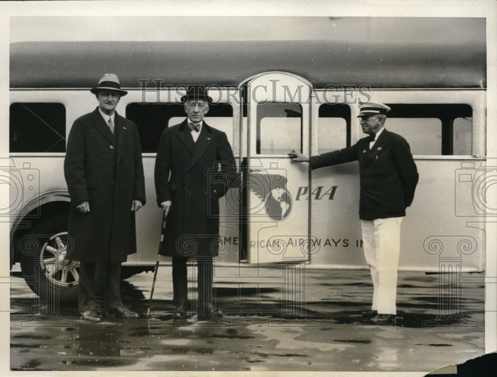 1931 Press Photo Matthew Hanna, US Minister to Nicaragua, Col D McDougal in DC