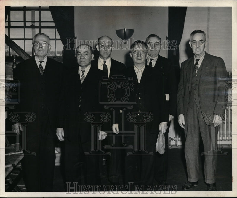 Load image into Gallery viewer, 1944 Press Photo Steel &amp; Wire, John Kizor, Harry Clemons, H.B. Trowbridge,
