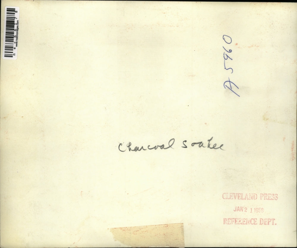 1959 Press Photo Charcoal Soaker