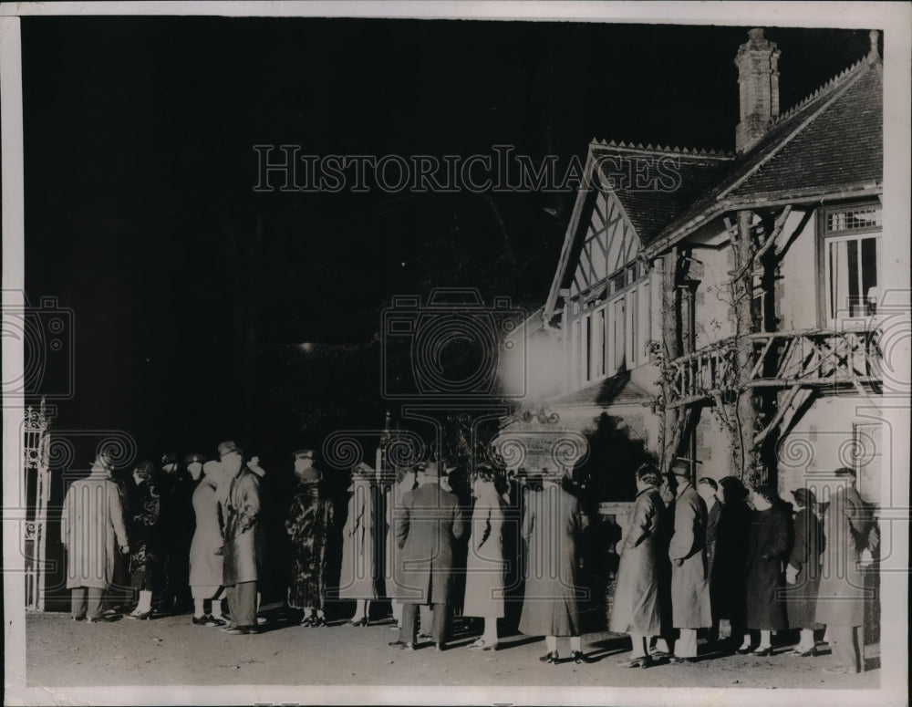 1936 Press Photo Tenants of the Royal estate at Sandringham Norfolk keeping an a- Historic Images