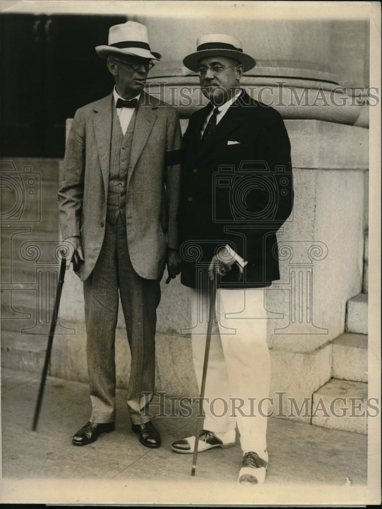 1923 Press Photo Colonel George Harvey and John Barret- Historic Images