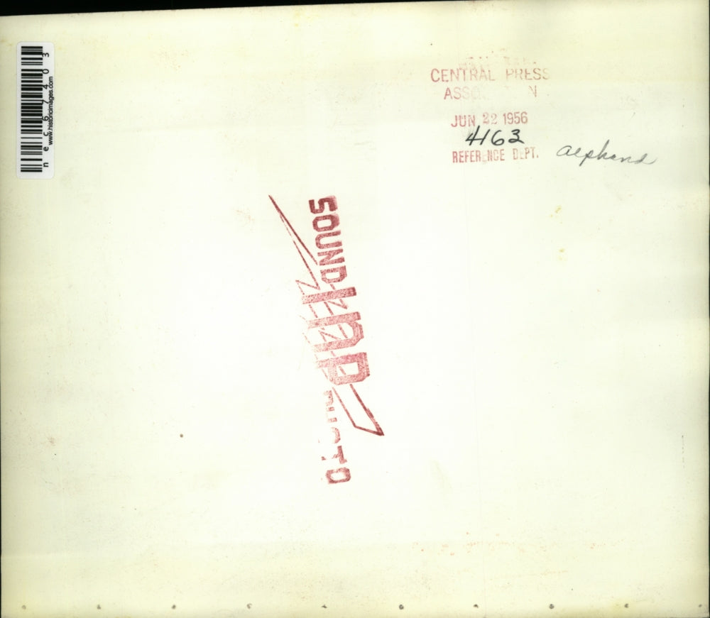 1956 Press Photo United Nations 3 Delegates, Djela Asdoh of Iran, Herve Alphano