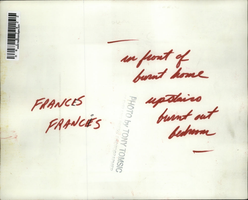 Press PhotoMrs Frances Francis at her home in Cleveland that burned - nec67422