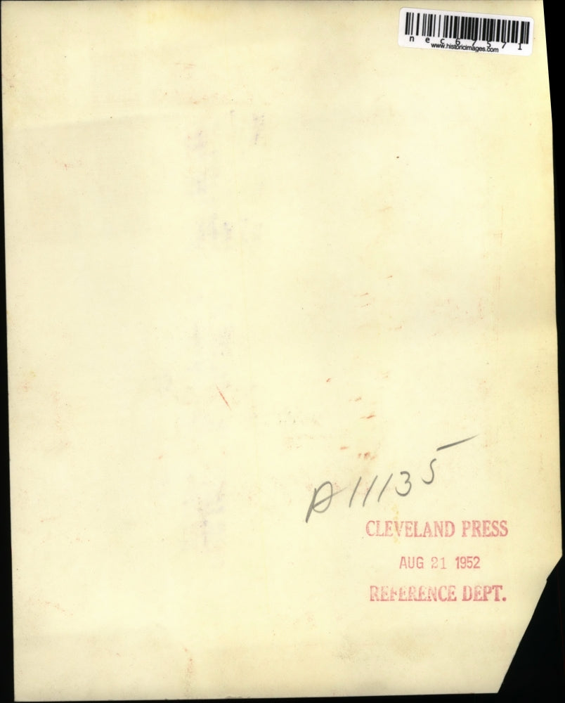 1952 Press Photo Governor Stevenson Pet Dalmatian in Kennel Springfield Illinois