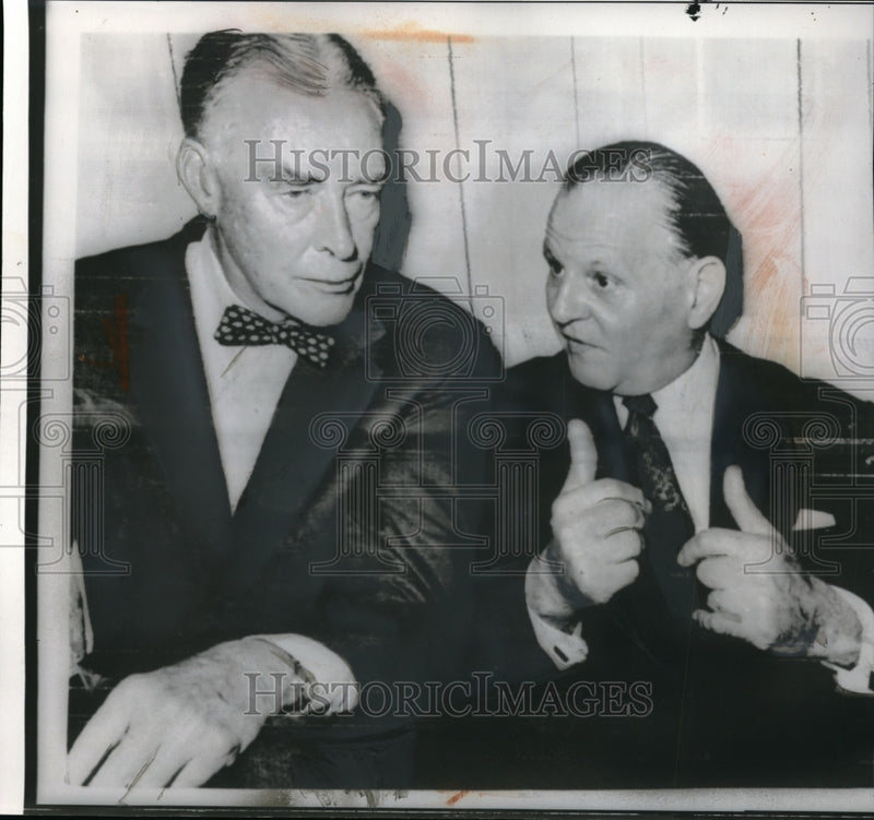 Load image into Gallery viewer, 1960 Press Photo San Jose, Calif Sec State Christian Herter &amp; Braz.Horacio Lafer
