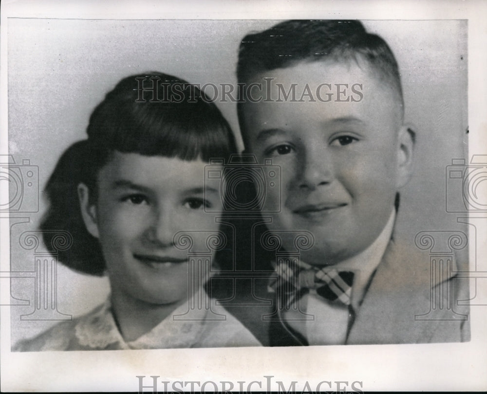 1957 Press Photo Thomas Whitaker Shot And Killed Children Jack And Regina