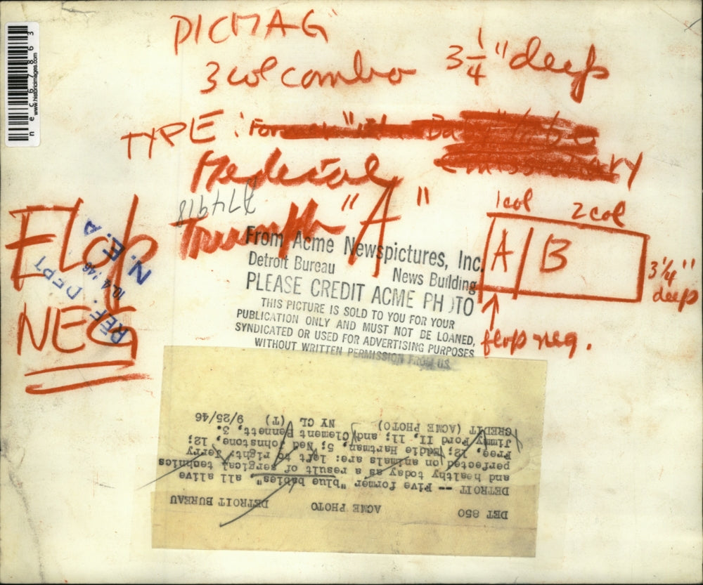 1946 Press Photo 5 former blue kids all alive as a result of sergional techics