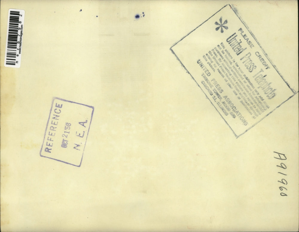 1958 Press Photo DC Phila businessmen Daniel Hanlon Jr & Solomon J Freedman