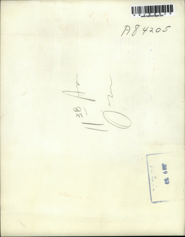 1953 Press Photo Buffalo, NY Glen Andrews & fiancee Catherine Larsen