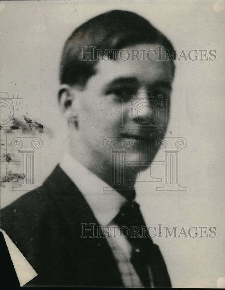 1921 Press Photo Heir Thomas Randolph Kidnapped
