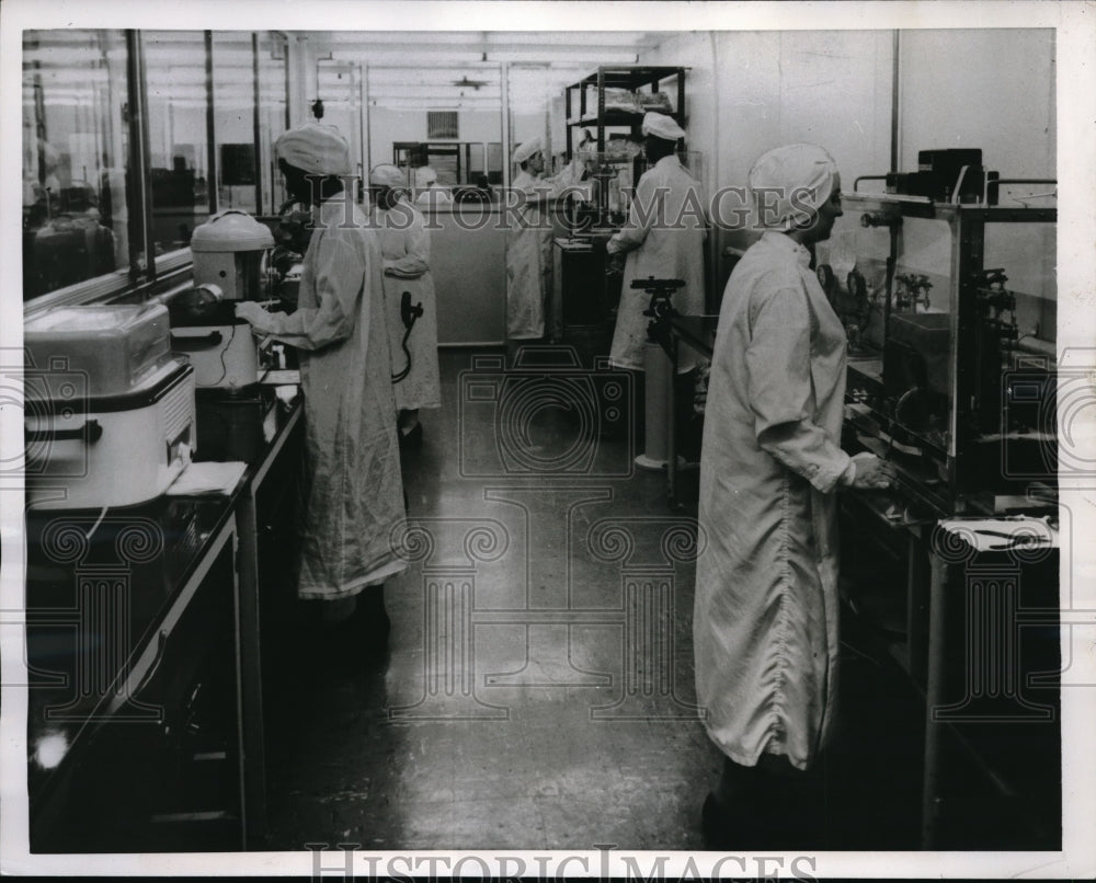 1957 Press Photo The JC Spark Plug Division Milwaukee - nec68183