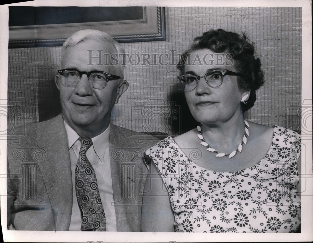 1969 Press Photo Edith & elmer Stanton