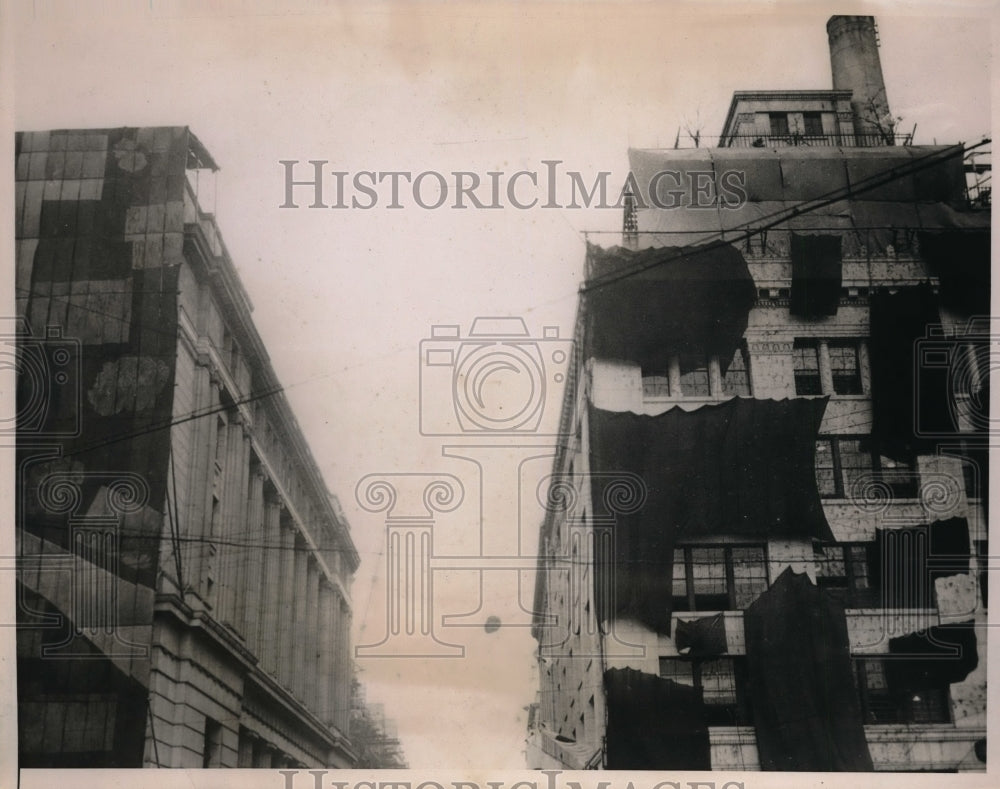 1937 Press Photo Toyko, Japan with training for a air strike