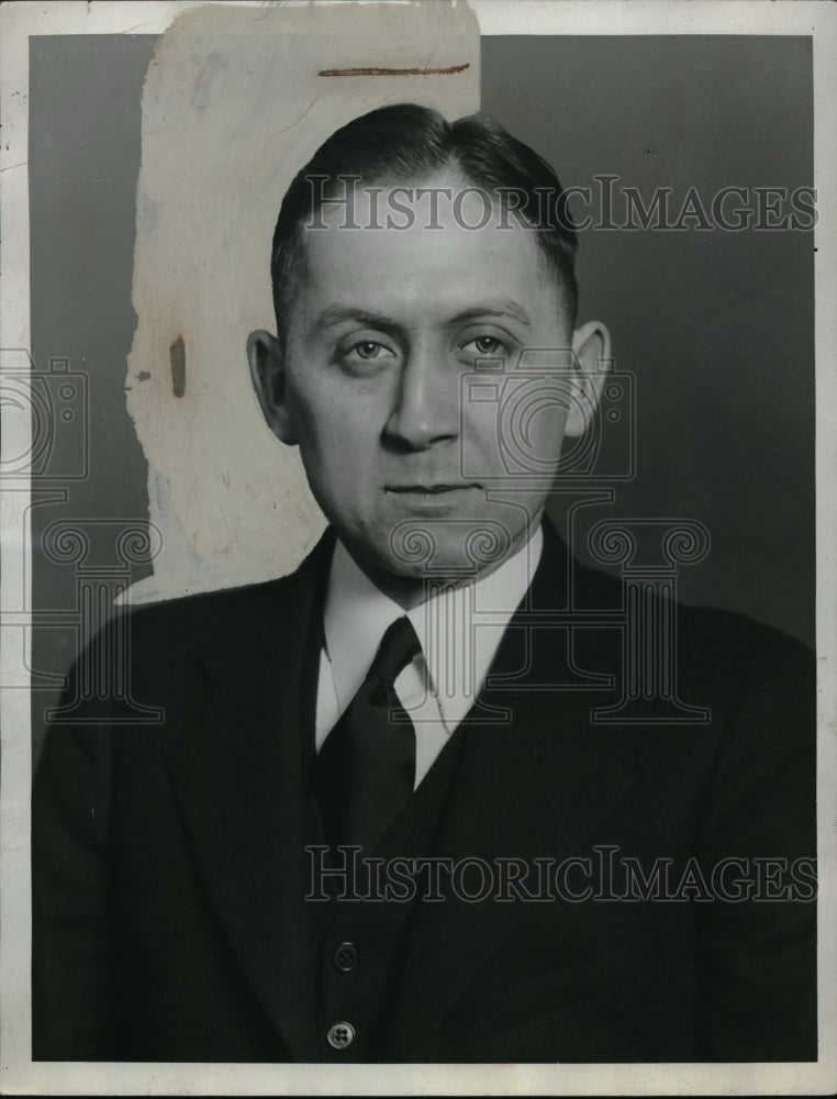 1934 Press Photo Rev George B King