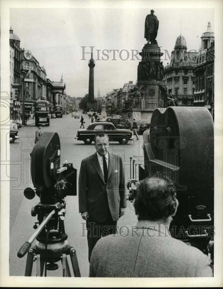 1961 Press PhotoSpecial two-pary report on Ireland problems on CBS Television