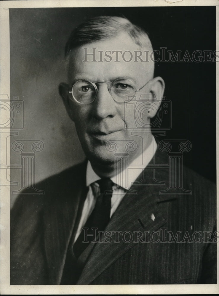 1930 Press Photo John Newton Harmon President McDowell County Bar Association