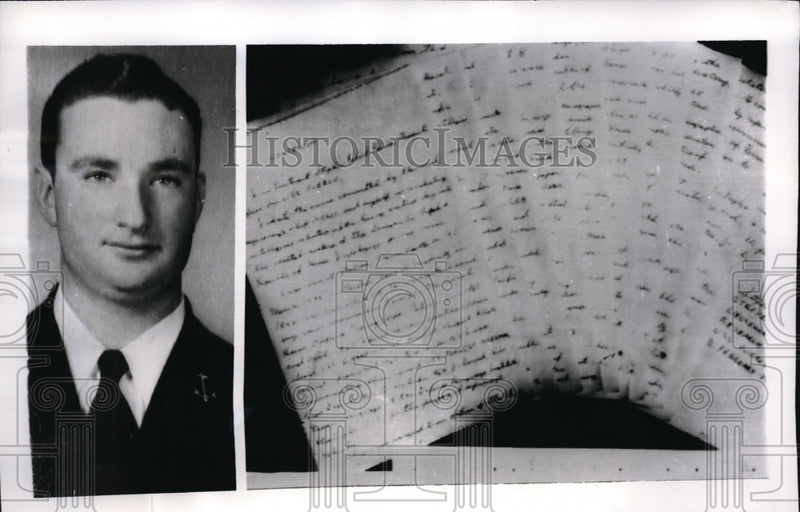 Load image into Gallery viewer, 1968 Press Photo Captured Lt. Stephen R. Harris and his allleged "Confession"
