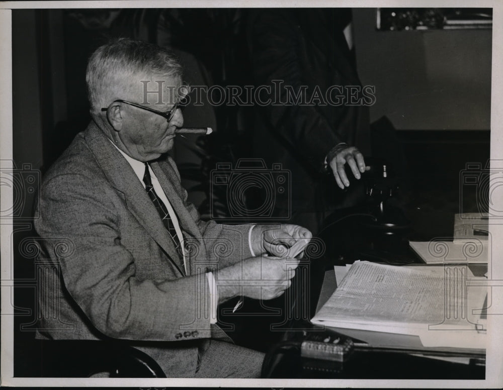 1937 Press Photo Vice President John Nance Garner back on the job at Washington