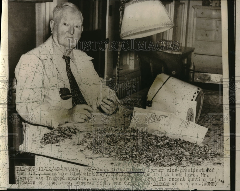 1949 Press Photo Former Vice President John Nance Garner celebrate his 81st birthday