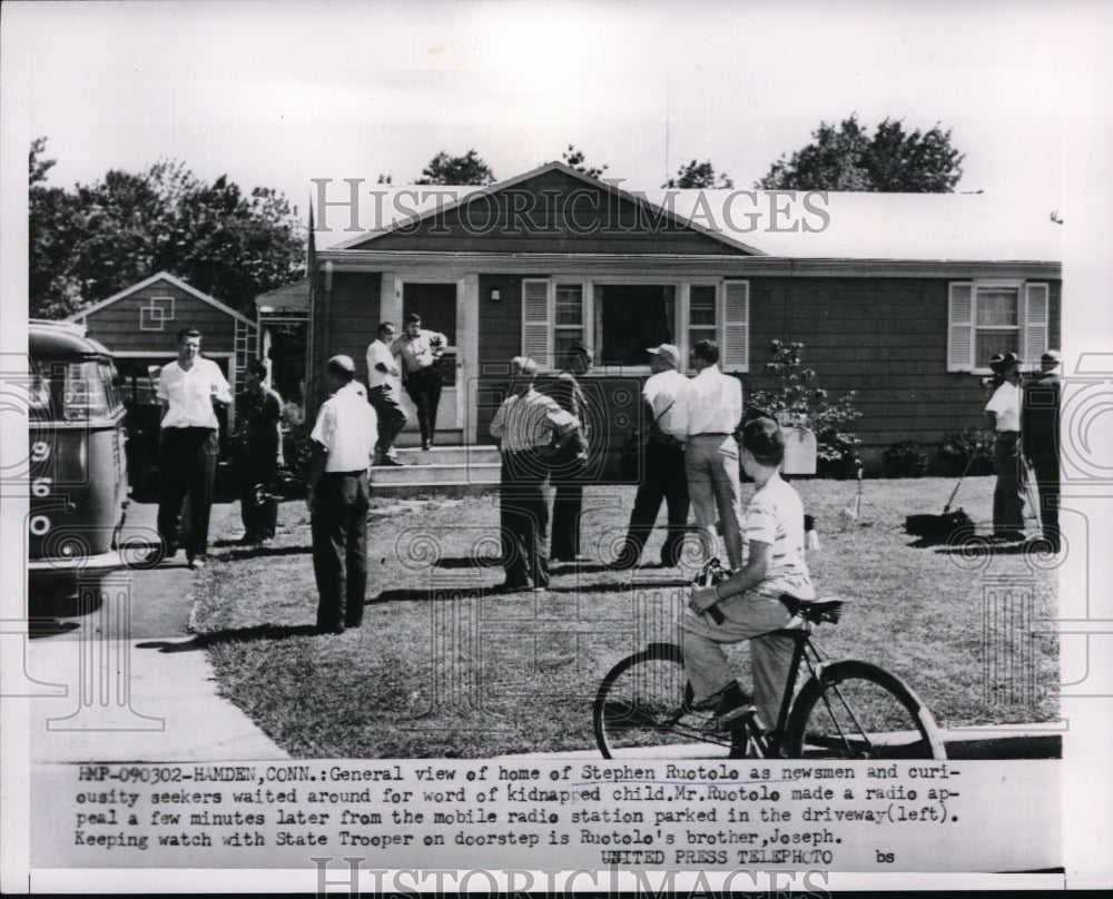 1956 Press Photo General view of Stephen Ruotele's home - nec68602