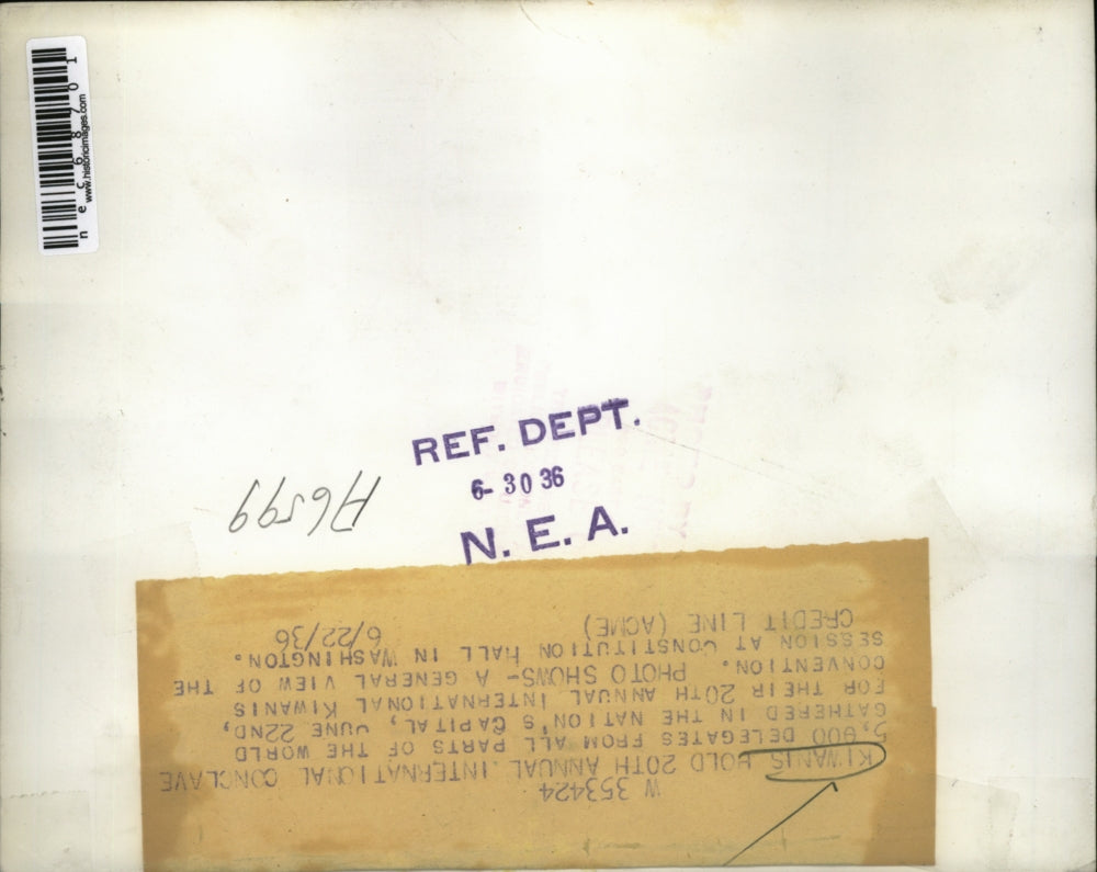 1936 Press Photo Kiwanis holds 20th annual international Conclave - nec68701