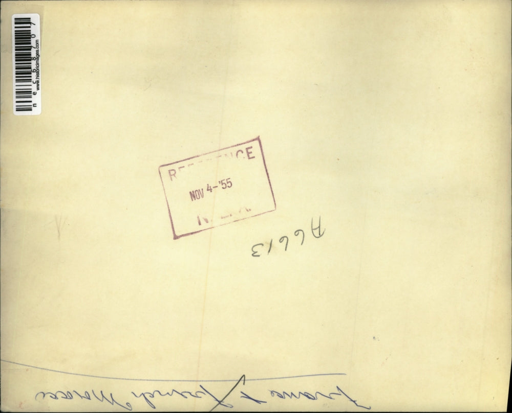 1955 Press Photo Gen. Pierre Boyer De La Tour shakes with Pasha Moh Sbihi