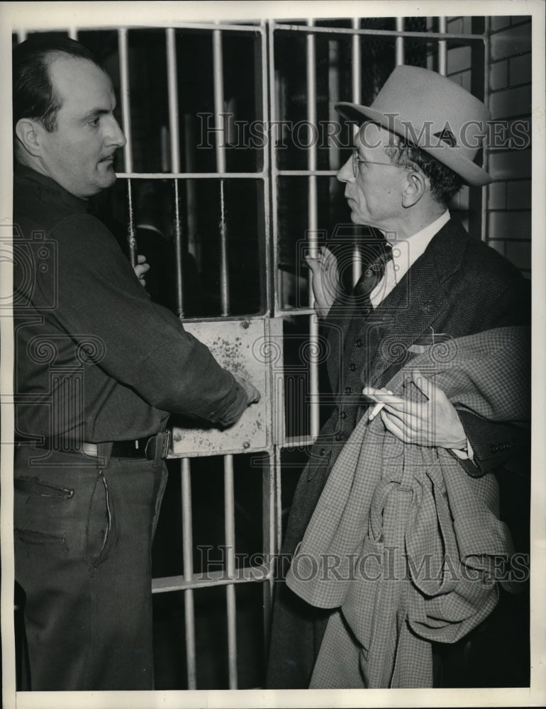 1939 Press Photo booked for attempted bribery Ben Ezra Kendall - Historic Images