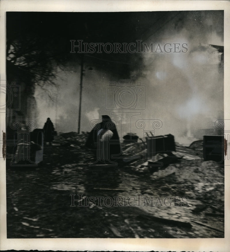 Load image into Gallery viewer, 1940 Press Photo Vaasa, Finland wreck of city after Russian bombing - nec68864
