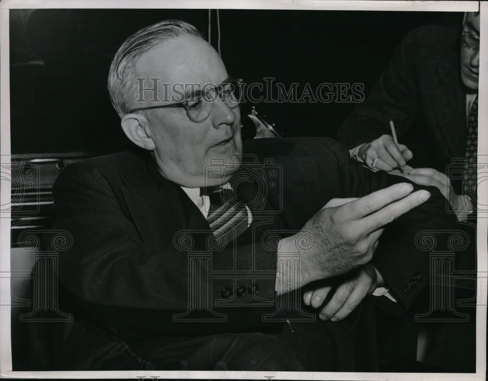 1947 Press Photo George S. Dring Pres. of American Telephone and Telegraph Comp.
