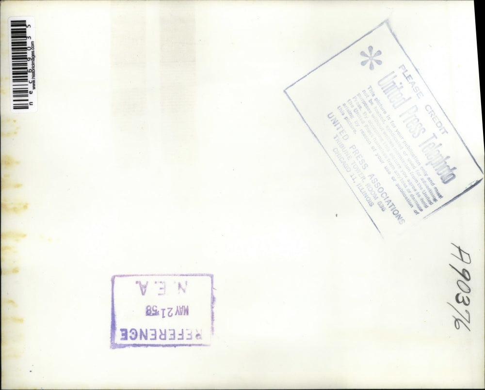 1958 Press Photo Jeffrey Easterdays mother found dead in water Kansas