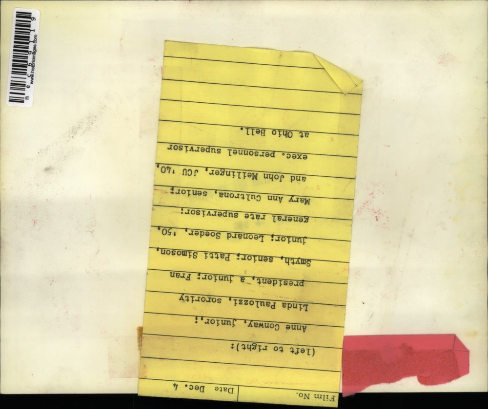 Press Photo Students Anne Conway Linda Paulozzi Fran Smith Patti Simoson