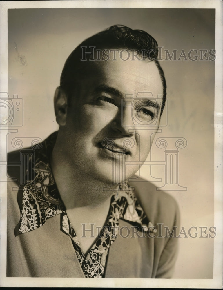 1947 Press Photo Bob Reid in Bob Reid Sings