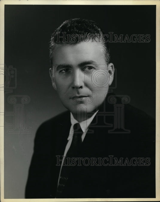 1959 Press Photo Robert Jones Bay Village Broadway Savings Co. Manager