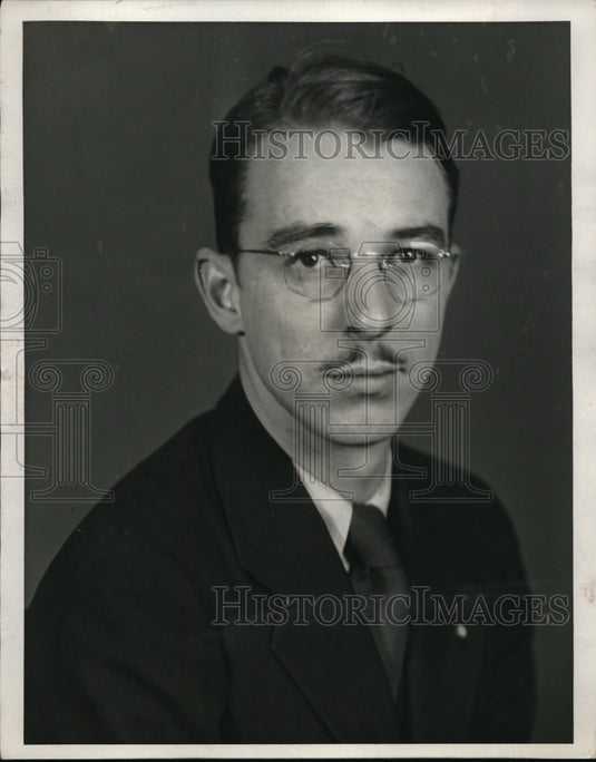 1932 Press Photo Newman Jeffrey Socialist Party Teacher